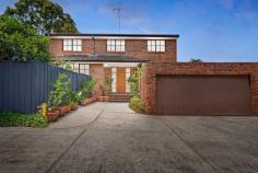  Unit 4/12 Wattle Rd Hawthorn VIC 3122 $1,450,000 - $1,550,000 Surrounded by beautiful landscaped gardens, boasting a private and secure position, this large 4 bedroom, 2 bathroom family home will impress buyers with its superb indoor and outdoor spaces. Introduced at the end of a long leafy drive, the masterful floorplan offers four separate living domains and two sublime garden terraces featuring their own entertaining zones, delivering perfect lifestyle flexibility. An elegant formal sitting and dining room both open out to the front north facing deck, revealing the Japanese maple and citrus garden oasis, whilst the large open plan kitchen and lounge room extend out to an expansive alfresco courtyard, secluded lawn and garden with pear and magnolia trees, every room with a majestic leafy outlook. Accommodating the main bedroom with walk in robe and ensuite, teenager retreat/4th bedroom downstairs, whilst two double bedrooms with built in robes are complemented with a family bathroom upstairs. Features include ducted heating and vacuum, air-conditioning, powder room, laundry, storage and remote double garage. The highly coveted location surrounded by prestigious public and private schools, a short walk to Swinburne University, Glenferrie Road shopping, restaurants and cafes, Yarra Boulevard walking and bike trails with a choice of trams, trains and buses invites a magnificent family lifestyle. Land: 450sqm approximately. 