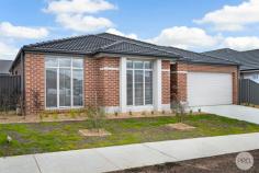 3 Hubbard Street Lucas VIC 3350 $550,000 - $570,000 This quality built new Macneil home is situated in the sought-after Lucas Sanctuary estate, and is close to local schools, shopping & medical. Inspection highly would suit "empty-nesters", investors & first home buyers. This will qualify for the full Stamp Duty Exemption, $10,000 First Home Owner Grant and First Home Loan Deposit Scheme for eligible first home buyers, and is a wonderful low-maintenance option for down-sizers or investors too. Rental appraisal in the vicinity of $425/wk. The attractive home offers formal entrance with Cushionwood Truffle Oak vinyl plank flooring. To the left we have the separate Lounge area with Critics Choice Taupe carpet underfoot and storage included. Nearby are two large bedrooms also with carpet flooring and built-in robes. These are serviced by the central Bathroom with inbuilt bath, shower and vanity. There is a separate toilet adjacent. Towards the rear of the home we find the Master Bedroom with full ensuite, shower, vanity & toilet. There is also oversized built-in robes. Nearby is the generous open living area, with fully equipped kitchen with stainless steel appliances, gas hot plates, fan forced oven, dishwasher, pantry, and stone bench tops. The bright Dining area joins the spacious Living room both with north-easterly aspect and overlooking the concrete entertaining area. The home has central heating & evaporative cooling throughout, and a large double garage with remote panel lift door and direct house access. Outside is landscaped.