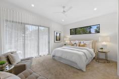 3 Dusk Street Kenmore QLD 4069 Contemporary, luxurious and superbly designed, this brand new home features stunning interiors with premium appointments, across two spacious levels. It's a stylish haven complete with private leisure facilities, for those who love to live comfortably and entertain in style. The thoughtfully planned layout also allows scope for dual living, to suit multi- generational families or to provide teenagers with their own space. Spanning an elevated easy-care block in a peaceful locale, you're within minutes of Kersley Road Shopping Village, Kenmore South State School and bus services to the city. Foyer with soaring ceiling, designer lighting, striking staircase Radiant open plan lounge/dining room with on-trend colour scheme and high ceilings throughout Flows onto northerly facing entertaining deck with district views Living area with drinks bar extends onto poolside patio and garden Kitchen has quality cabinetry, butlers' pantry and Argent tapware Bosch 900mm self-cleaning oven, induction cooktop with PerfectFry Generous bedrooms, versatile study to use as nursery or guestroom Main bedroom includes robes, ensuite with dual basins, Juliette balcony Sleek bathroom with freestanding bath, two separate powder rooms Custom timber cabinetry, stone finishes in kitchen and wet areas Ducted air conditioning, fans, beautiful breezes and natural light Double garage, professionally landscaped low maintenance grounds Walk to parks, few kilometres to cafés and supermarkets at Kenmore Set in the highly sought-after Kenmore State High School catchment Central to the Centenary Highway, Western Freeway, Legacy Way