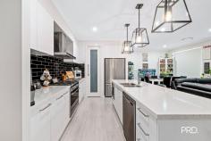 3 Squadron Street Jordan Springs NSW 2747 $849,000 - $899,000 Nested within a quiet pocket of Jordan Springs and surrounded by other quality homes sits 3 Squadron Street, Jordan Springs. Built in 2019 by McDonald Jones, this immaculate residence offers a functionally flowing layout with high ceilings and the highest quality features and finishes. From the gorgeous kitchen to the outdoor entertainment area, this home will be sure to tick all the boxes for you and your family! Standout features: • 3 generously sized bedrooms with built-in wardrobes • Ensuite and walk-in wardrobe to master • Open plan lounge and dining featuring timber floorboards, high ceilings and downlighting throughout • Stunning kitchen complete with an island breakfast bar, stone bench tops, 5 gas burner cook top plus walk-in pantry • Separate family/media room • Combine main bathroom • Internal laundry with outdoor access • Covered outdoor entertaining area with deck and ceiling fan • Easy to maintain yard • Double lock up garage • 2019 McDonald Jones build with steel framing • Camera security system • Within close proximity to local schools, shopping centre and parks Don't miss your opportunity to be the proud new owner of this beautiful home!
