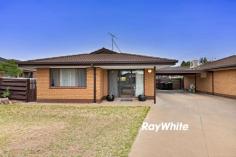  3/6 Eileen Street Mildura VIC 3500 $230,000 - $253,000 Katrina Wootton, Sales Agent and Marketing Specialist, at Ray White Mildura presents this splendid opportunity, a charming brick veneer unit, perfect for investors and first home buyers alike. Nestled within a tidy and compact block, this abode boasts a series of renovations that have infused it with contemporary elegance. Two cosy bedrooms, each adorned with ceiling fans to ensure comfort during the summer. The bathroom has been thoughtfully updated, presenting a sleek, modern design that includes a convenient laundry area, catering to a streamlined lifestyle. The heart of the home is the kitchen, renovated with chic black laminex benchtops, providing a durable and stylish space for culinary exploration. Climate control is effortless thanks to the efficient split system, ensuring a serene living environment year-round. Outside, the perks continue with a single car carport ensuring off-street parking and a handy garden shed for additional storage. The block itself is low maintenance, freeing up time to enjoy the fruits of this wise investment or your first dip into home ownership. 
