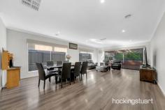 4 Greyfriars La Wollert VIC 3750 $700,000 - $750,000 A world of modern refinement and family-centric 4 Bedroom home, with two living spaces ensuring no shortage of room for family gatherings, relaxation or entertaining. A kitchen features gas cooking, a dishwasher, a walk-in pantry and a thoughtfully placed laundry, providing every culinary essential at your fingertips. Shifting life outdoors, glass sliding doors give access to the covered decked alfresco, offering a spacious outdoor entertaining area ideal for alfresco living and an easy-care yard primed for kids to play. This remarkable house features :- - Master Bedroom with ensuite shower, stone benchtop and walk-in robe - Other additional Bedrooms with built-in robes. - Central Bath with bathtub, shower and vanity. - Heaps of storage space with walk in linen. - Butler's Pantry - Quality fittings - Remote-controlled Double Garage - Heating and Cooling. - Open living and dining area. - Stylish Kitchen with 900mm Cooktop and rangehood - Dishwasher - Splashback in the kitchen. - High Ceilings and High Doors - Waterfall Stone Benchtop in kitchen, bathrooms - High-quality Fixtures and Fittings throughout. - Low-maintenance landscaped front and rear yards . -Impressive Facade It is an address perfectly positioned for convenience and growth. A place where you will take pride in your community and where your neighbors will become your friends.