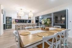 1 St Clair St Ashfield QLD 4670 $1,149,000 Introducing the epitome of luxury living! This stunning 4-bedroom residence is a true gem, boasting not only a “Perfect” floor plan including 2 bathrooms, a separate media room, and open plan living but also built-in robes throughout, a convenient mudroom, and a built-in office with cabinetry for seamless organization. Step into the ensuite oasis featuring a dual shower and dual vanity with a shower bench seat, all adorned with exquisite stone benches. The main bathroom also offers a touch of elegance with its stone bench, arched mirror, and hobbed bathtub, perfect for unwinding after a long day. The heart of the home, the kitchen, is a chef’s dream come true with top-of-the-range Electrolux appliances including 2 ovens, a built-in microwave, and a 900mm gas cooktop. Enjoy the generous 40mm waterfall island and 20mm stone benches, along with a convenient bar area for entertaining guests. Not only does this stunning residence offer luxurious amenities, but it also provides breath-taking views of the outdoor paradise from the comfort of the living areas. The main viewing window frames the picturesque pool area, allowing natural light to flood the space and seamlessly blend indoor and outdoor living. Imagine relaxing in the living room or preparing a meal in the kitchen while being captivated by the serene beauty of the pool and landscaped gardens. Other notable features include a built-in BBQ connected to house gas, a huge 10kw solar inverter, an electric fireplace, security cameras, Ali view screens, Daikin Ducted Air-conditioning, epoxy floor main garage, and a spacious 8x7m shed with 3.2m high clearance, electric roller door, fully lined walls, and built-in shelving. Embrace outdoor living with the “Stunning” magnesium-heated concrete pool and heated spa, surrounded by lush, landscaped gardens and fruit trees. The low-maintenance backyard even includes a 4-hole putt putt course for endless entertainment. All gardens and lawns are irrigated and controlled remotely. Enjoy the convenience of outdoor surround sound speakers in the alfresco and pool areas, making every gathering a memorable one. Don’t miss out on the opportunity to call this exquisite residence your own! Positioned in the well-appointed and new Brookfield Estate and surrounded by other quality homes this property is ‘Built to a standard, not a budget’. This residence truly offers a lifestyle of unparalleled elegance and tranquillity. Book your viewing today and experience the epitome of luxury living first-hand! Conveniently located: – 2.5km to Kepnock High School – 2.9km to Kepnock Town Centre (Woolworths) – 4.3km to St Lukes Anglican School – 6.7km to Bundaberg CBD – 11km to Bargara Beach