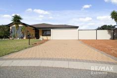 7 Brake Ct Banksia Grove WA 6031 Just listed & ready to move straight into or add to your rental portfolio; this 4-bedroom, 2-bathroom property, situated in a quiet cul-de-sac, is the one you have been waiting for. The wide frontage offers plenty of potential for side access for a boat, caravan or truck, plus the rear garden has plenty of space to build that dream workshop or add a pool. Features & benefits include: * Formal lounge * Master bedroom with walk through robe, air conditioning & ensuite with vanity, shower & WC * Bedroom 2/nursery with dual access through master bedroom walk through robe & rear hallway * Open plan family & meals areas with reverse cycle, split system air conditioning * Kitchen with fridge recess, pantry & shoppers’ access from the carport * Travertine flooring * 2 further bedrooms with robe recesses * Family bathroom with shower, bath & vanity * Laundry with walk in linen cupboard * 2nd WC * Paved outdoor entertainment area * Generous grass area with space for a pool * Further lawned area with shed * Double carport with remote, auto sectional door with new garage door motor * Parking for the caravan, trailer etc with potential drive through access to further parking * Large 587sqm block * Close to schools, parks, transport, the Banksia Grove shopping Village & all other local amenities