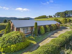 115 Mount Best Tin Mine Rd Toora North VIC 3962 $850,000 Superbly sited on approx. 1 hectare this contemporary home captures stunning vistas in every direction. Over the surrounding countryside to the forested mountains in the north, to the sheltered waters of Corner Inlet and majestic Wilsons Prom to the south. Watch the storms roll in over the Inlet, sunsets, the moon rise and star filled skies - all from the comfort of your home. Huge areas of glazing along a soaring ceiling create a wonderful feeling of space and light in the living room. Easy care polished flooring flows into the modern kitchen with ceramic hob, under bench oven and servery to adjoining meals area. A separate north facing lounge opens out to a covered entertaining deck providing a sheltered space for year round use. There are three fitted bedrooms; master with walk in robe and ensuite. Central spa bathroom, separate w.c. and laundry / utility room. Designed for low ongoing costs with solar power, solar hot water, under floor insulation, panel heating and tank water. LU garage / workshop, flat parking for a boat, caravan or guests. Fully fenced with a dam and paddock ideal for running a few animals. School bus passes, 15 minutes to Toora or Foster townships. Close to the Mount Best Hall for community get togethers and craft days. Perfect for full time or holiday use, this is a true escape to the country.