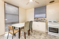 1 Vine Court Ouyen VIC 3490 $145,000 - $159,500 How does a 9% return sound? This three bedroom home in an extremely rare court setting in Ouyen is leased at $270 per week. Front porch with ramp, roomy lounge with split system & ceiling fan, functional bathroom & tidy kitchen. Spacious three bedrooms (2 with split systems for heating/cooling). Side access to the large 954m2 (almost 1/4 acre). With 9m x 6m colorbond shed with concrete floor and dual roller doors & PA door. This is a great little investment to kickstart or add to your portfolio.