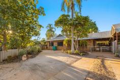 5B Sasakawa Close Cable Beach WA 6726 $479,000 Spread over a great sized block in a quiet Cable Beach cul-de-sac, you'll discover the ultimate in modern, low-maintenance living. Delivering the easy-care lifestyle you've been searching for, this modern, well-presented 3 bed, 1 bath home ticks all the boxes. And with no Strata fees to pay, there are even more reasons to fall in love with this prime Cable Beach property. Ideal for a wide range of buyers, it's the perfect property for a first-time home buyer looking to enter the market, someone looking to downsize, or an investor with an eye for an opportunity. But with so much to offer, it won't be available for long. Up the driveway, you'll find your single carport, with secure gated entry, just a few steps from your front door. There's plenty of additional secure parking available and gated side access to the large shed at the rear. Low-maintenance, mature tropical gardens surround the home, offering great street appeal while only requiring minimal upkeep. Light and bright, the modern interior boasts tiled, open plan living and dining with raked ceilings that add to the home's spacious feel. At the heart of the home is the large open kitchen comes complete with plenty of cupboard space, a long breakfast bar and garden views. Other key features include the main bathroom, separate laundry, separate toilet off laundry, air-con, ceiling fans and more! There are three big bedrooms, including the spacious Master with dual windows for plenty of natural light and double built in robes to the ceiling. Designed to maximise indoor/outdoor living, front and rear verandahs offer year-round protection from the elements, while the large rear entertaining area, complete with outdoor shower, is perfect for relaxing with friends on those balmy Broome evenings. The fully-enclosed yard offers plenty of space while the large lock-up rear shed with undercover verandah provides additional secure storage. Boasting a convenient, central location, you'll be just minutes from everything Broome has to offer. You're close to the Boulevard Shopping Centre, BRAC, Broome Senior High and Cable Beach Primary, plus just a short drive from Cable Beach and Town Centre.