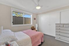 Unit 1/69A Rawson St Aberdare NSW 2325 $450,000 - $460,000 – Fantastic brick and tile duplex located in the heart of Aberdare – Modern kitchen with gas cooktop, electric oven and plenty of cupboard and bench space – Open plan carpeted living room with A/C, that opens to the sunny courtyard – Tiled dining space off the kitchen – Two generous bedrooms both with ceiling fans and built in robes – Clean and tidy bathroom with separate shower and bath, access to the bathroom from the main bedroom – Single garage with electric roller door that contains the laundry – Low maintenance living with courtyards to the front and back of the home – Currently leased to a dream tenant to the end of July 2024 – Fantastic downsizer, first home or investment opportunity with rental potential at $450/week