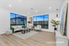 8 Molinvale Wy Wollert VIC 3750 $700,000 - $730,000 Offering an exclusive lifestyle without compromise and within proximity to all amenities. Government Grants apply for eligible buyers! Premium Inclusions: -2.7m ceilings -Ducted Heating and Cooling throughout -Security Alarm system -40mm stone benchtops -900mm appliances -Concrete driveway -Quality floor coverings -Quality window furnishings -Master with en-suite -Fully tiled bathrooms -Remote controlled garage -landscaping and much more! This immaculately presented family home in Eden Gardens Estate will win your heart the moment you step in. Offering contemporary elegance and commanding street presence in a prime location close to all established amenities. Perfect for entertaining family and friends for years to come with substance and style, this elegant four-bedroom family home has everything you need.