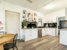 5 North St Casino NSW 2470 $549,000 Welcome to your dream home! This beautifully refreshed timber residence, originally built in the late 50s, offers a perfect blend of classic charm and modern comforts. Situated on a fully fenced 860m² block, this property promises privacy, space, and an array of features for comfortable living and entertaining. # Key Features: **Covered Timber Decks**: Enjoy morning coffee on the front covered timber deck or host memorable gatherings on the expansive covered outdoor deck at the back of the home. There's also a dedicated covered fire pit area, perfect for cozy evenings. **Open Plan Living**: The open plan living area features high ceilings, plantation shutters, and laminated flooring that extends into the hallway, creating a bright and airy atmosphere. Reverse cycle air-conditioning and ceiling fans ensure year-round comfort. **Modern Galley Kitchen**: The contemporary kitchen is a chef's delight with all-electric appliances, a dishwasher, and a walk-through pantry offering ample storage and convenience. **Bedrooms**: The main bedroom boasts built-in wardrobes, air-conditioning, and a ceiling fan. All other bedrooms are equipped with ceiling fans to keep you cool during warm nights. **Bathrooms**: The main bathroom includes a shower, bath, and toilet. Additionally, there is a separate toilet located off the laundry for added convenience. **Outdoor Amenities**: The property features a double colourbond shed and carport, a garden shed, and an above-ground pool, ensuring plenty of storage and recreational options for the whole family. This home combines timeless appeal with modern upgrades, providing an ideal setting for relaxed family living and entertaining. Don't miss this opportunity to own a piece of paradise in a tranquil and private location.