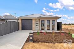 21 Teague Rd Eyre SA 5121 Welcome to your dream home at 21 Teague Road, Eyre. This brand new build is ready for you to move in and start living in style. Boasting three bedrooms, the master suite features a walk-in robe and ensuite, while bedrooms two and three come equipped with built-in robes. All bedrooms are carpeted for added comfort. The home is designed with modern living in mind, featuring ducted reverse cycle air conditioning, a wide entry, and a linen closet in the hallway. The three-way bathroom adds convenience for busy families. The fully fenced property ensures privacy and security, situated at the end of a no-through road and adjacent to parks and an oval, perfect for outdoor activities. Entertain guests in the outdoor area or relax in the open-plan meal and family room, overlooked by the contemporary kitchen. The kitchen is a chef's delight, with classic subway tiles, a walk-in pantry, an island bench with provision for a dishwasher, and ample storage. Additional features include a laundry with storage, a single garage with an electric panel door, an established garden, and a rendered frontage with a Colorbond roof. Enjoy the abundance of natural light from the full-length windows at the front, floating floors throughout, upgraded internal doors, and neutral tones that complement any decor.