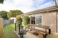 1A Arabil Street Frankston VIC 3199 $500,000 - $550,000 Tucked beyond street view and impeccably presented, this recently updated two-bedroom residence offers a tranquil sanctuary for discerning individuals in pursuit of comfortable living with a convenient address. Ideal for downsizers, first-time buyers or astute investors, this rear home of only two presents with modern interiors and attractive features. A hassle-free living experience awaits beyond a brick facade, revealing low-maintenance gardens and private interiors awash in natural light. Generous and open proportions embrace living and dining space where a warm neutral colour palette merges across a practical kitchen complete with stainless steel appliances, dishwasher and mosaic splashback. Two light-letting bedrooms share use of the stylish bathroom with dual basins and bathtub, where private ensuite access via the walk-in robe elevates the master bedroom. Split-system heating and cooling, a designated laundry with rear access, custom window furnishings, exposed aggregate patio, easy-care gardens and a single garage headline the features of this immaculately presented home. With St Johns Primary School at the end of the street and great coffee only a short stroll from home, enjoy proximity to the Beach Street shops, Karingal Primary School, Karingal Hub and Ballam Park, public transport and easy freeway access.
