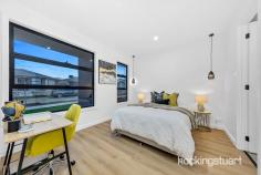 8 Molinvale Wy Wollert VIC 3750 $700,000 - $730,000 Offering an exclusive lifestyle without compromise and within proximity to all amenities. Government Grants apply for eligible buyers! Premium Inclusions: -2.7m ceilings -Ducted Heating and Cooling throughout -Security Alarm system -40mm stone benchtops -900mm appliances -Concrete driveway -Quality floor coverings -Quality window furnishings -Master with en-suite -Fully tiled bathrooms -Remote controlled garage -landscaping and much more! This immaculately presented family home in Eden Gardens Estate will win your heart the moment you step in. Offering contemporary elegance and commanding street presence in a prime location close to all established amenities. Perfect for entertaining family and friends for years to come with substance and style, this elegant four-bedroom family home has everything you need.