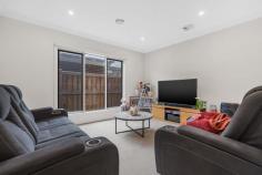 11 Dusty Drive Point Cook VIC 3030 $820,000-$890,000 Make your family's life easier with this thoughtfully designed home, offering functional spaces and low-maintenance features that create the perfect environment for you and your loved ones. Upstairs, you'll find four large bedrooms, including the primary bedroom featuring a spacious walk-in robe, a private balcony and an ensuite. The remaining three bedrooms are equipped with built-in robes and share a beautifully appointed central bathroom. Downstairs, a versatile fifth bedroom can effortlessly transform into a home office, playroom or anything you like. The heart of the home is the open-concept living, dining and kitchen area that seamlessly extends to a spacious, fully fenced backyard. The living area includes easy access to a powder room for guests. Upstairs, a cosy family retreat awaits, perfect for snuggling with loved ones on quiet evenings. The well-equipped laundry space boasts ample linen storage and a direct door to the clothesline outside, while the double garage with internal access ensures effortless transitions from car to home. Your family's dream awaits - schedule a viewing today!