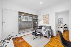 Unit 1/322 Anzac Hwy Plympton SA 5038 $500,000-$550,000 Central to city and sea with shops, schools, The Highway Hotel and the bus and tram on your doorstep, this superbly upgraded unit is an absolute must-see for investors or first home buyers. Enjoying the front position within a small corner allotment group, neat timber slatted fences and gated entry add privacy to a secluded front courtyard and porch. Inside, polished timber floors line a contemporary open and airy living, dining and kitchen space, where stunning northerly-aspect glass block windows welcome natural light, and plenty of sleek gloss cabinetry and a mint glass splashback have elevated the cooking quarters, complete with a split system air conditioner for added comfort. Two bedrooms begin with an attractive master option with modern built-in robes and a courtyard outlook, both with easy access to a central bathroom – also having undergone some upgrades – with floating vanity, shower with feature wall and convenient hidden laundry. Outside, a substantial decked alfresco under the protection of a pergola will surprise with its size; the prime possie to entertain or unwind and soak in those stunning summer sunsets. More to mention: - Built-in robes to bedroom 2 - Carport - Large rear shed - Secure private front and rear courtyards