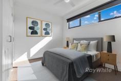 34B Porter Street Moama NSW 2731 $729,000 This is a stunning statement townhouse in the heart of Moama. This modern two storey home offers 3 bedrooms, 2 bathrooms, and a spacious 2-car garage. Downstairs you'll find a spacious living area, a fully equipped kitchen and spacious walk in pantry. There is also a master bedroom with ensuite and walk in robe on the ground floor. A beautiful timber staircase leads to the upper level that provides a second living area, two further bedrooms with one having direct access to the main bathroom. There is more than adequate heating and cooling as you'd expect in a home of this quality. Outdoors is extremely low maintenance with an undercover entertaining area, large double garage and rear lane access. Privately positioned in central Moama you'll be able to ditch the car and walk to most of Moama's amenities including shops, restaurants, and public transport. This townhouse is a fantastic opportunity for those looking for a stylish and comfortable home that you can lock up and leave without the hassle of a large yard to maintain. Don't miss out on the chance to make this house your new home or investment property.