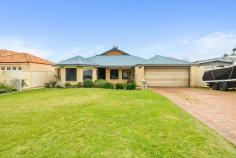 19 Arkle St Baldivis WA 6171 $799,000 Welcome to a truly exceptional large-lot lifestyle in the highly sought-after Settlers Hills Estate. This beautifully presented 4-bedroom, 2-bathroom home offers an unparalleled lifestyle of comfort, convenience, and bonus extras. The property: Positioned on a whopping 726sqm block, this property boasts an array of features designed to cater to every aspect of modern family living. Multiple living areas indoors provide heaps of options for families of all sizes or ages, with a separate theatre and games room in addition to open-planned central living space and a cracking year-round alfresco. Step inside and be captivated by the spacious, open-plan design that seamlessly integrates the living, dining, and kitchen areas. The expansive layout is perfect for both relaxed family gatherings and stylish entertaining. The home theatre invites you to unwind with your favorite movies, while the dedicated games room provides endless fun for all ages. The heart of this home extends to the outdoors, where a protected patio area promises endless entertainment possibilities. Imagine hosting summer barbecues, poolside parties, or simply relaxing with a good book while the kids splash in the sparkling below-ground pool. The low-maintenance gardens ensure you have more time to enjoy your beautiful surroundings without the hassle of extensive upkeep, and the established vege patch will provide nutritious produce with tender care - and keep your dollars away from inflating supermarket prices. Practicality meets sustainability with the bonus side access through the additional garage space and ample hardstand parking, perfect for your caravan, boat, or trailer. The 3 KW Solar System not only reduces your energy bills but also contributes to the eco-friendly ambience of this magical property. Location for lifestyle: Perfectly positioned close to Tranby College & Settlers Hills Primary, a variety of shops and convenient transport options, this home offers the ultimate in location and lifestyle. Settlers Hills Estate is renowned for its family-friendly atmosphere, beautiful parks, and community spirit, making it an ideal choice for growing families. Key features: Powered workshop Large kitchen with 900mm Ilve free standing oven/gas stove Waterfall stone bench top with breakfast bar Extra large bedrooms (2nd bedroom fits a king with ensuite attached), 3rd bedroom has a queen Roller shutters to front of house and security camera system Ducted aircon, wood fire place and gas bayonet for heating Raised composite wooden like decking beside patio This is a rare opportunity to secure a home that combines a huge block, convenience, and sustainability in one of the most highly desirable estates.