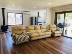 5469 South Gippsland Hwy Agnes VIC 3962 $450,000 Superbly constructed with attention to detail, set on approx. 1949m2 of land with views to the mountains of the Prom to the south, and over adjoining farmland to the north. Light filled open plan interior with stunning polished solid timber flooring featuring in the living / dining room, opening out to a covered entertaining deck. Comfortable year-round with RC/AC for convenience and a wood heater for ambience. Magnificent kitchen with 900mm gas hob, under bench oven, dishwasher and feature benchtops of recycled timber. 3 double bedrooms, all with robes. Magnificent spacious bathroom with highlight window, frameless shower, spa bath, feature vanity and w.c. Practical laundry / utility room. So many extra features - 3.6kW of solar plus mains, instant gas hot water, tank and town water, double glazing, high speed NBN. Carport plus LU shed with concrete floor and power. Fully fenced, auto gates and perimeter planted with natives. Parking for several boats, vans, cars or machinery. Opposite access to the Great Southern Rail Trail and located right in the center of the Toora and Welshpool boat ramps, with less than 15 minutes to the pristine water in either direction. Or head up into the hills and visit the spectacular Agnes Falls, just 14km from your doorstep. Such a handy location to explore the very best this region has to offer.