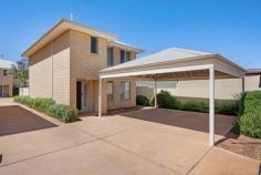 1/449 Hannan Street KALGOORLIE WA 6430 $439,000 This property is situated in the heart of Kalgoorlie, with walking distance to restaurants, Woolworths complex and local amenities. This 2 storey townhouse, is in a complex of 4, and freestanding, with no common walls. Consisting of 3 good size bedrooms, 2 modern bathrooms and a spacious open plan kitchen, dining and living area. There is a courtyard and lawn area perfect for alfresco dining during the warmer months, and secure undercover parking behind the electric gate. Currently leased until May 2025 at $750 per week, this modern townhouse will make a great investment. For more information, call Martina 0417 180 103. • Government Lease until May 2025 at $750 p/w • Brick and Iron • 2 Storey Townhouse • 3 Bedrooms • 2 Modern Bathrooms • Built 2009 • Carport x 2 Vehicles • Complex of 4 • No Common Walls • Strata Fees $732.60 p/q • Approx Council Rates $2119.14 p/a