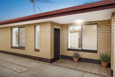 Unit 6/73 Coombe Rd Allenby Gardens SA 5009 $445,000 to $475,000 Neat, tidy and terrific, first homes or investments don't come much more appealing or affordable than this little '70's-built gem. Solid brick in a single storey group along the tree-lined Coombe Road, there's lots to love about the location. Walk to your local Coles, playground, St Michael's College Primary and Allenby Gardens Primary School. Bus and train transport is on hand, while it's just a few kilometres from Plant 4 Bowden and a little further to North Adelaide and the CBD, with the sea just as easily accessible. With a favourable northerly aspect, a front verandah and open living and dining space upon entry are bathed in natural light, overlooked by an updated white kitchen with freestanding oven with gas cooktop. Two bedrooms include a sizeable master which also enjoys natural northern light, ceiling fan and substantial built-in robes, serviced by a central mostly original bathroom with shower over bath. A private paved courtyard at the rear is complete with clothesline and handy shed. More you'll adore: - Convenient separate laundry - Linen storage - Allocated carport A super affordable offering in a super convenient spot, there's lots to like about this one. Specifications: CT / 5046 / 962 Built / 1972 Council / City of Charles Sturt Zoning / Established Neighbourhood Council Rates / $1,308.40 PA SA Water / $165.55 PQ ( Supply + Sewer Charge ) ESL / $174.30 PA Strata / $320.00 PQ