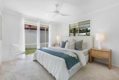 23 Marks Drive Varsity Lakes QLD 4227 $1,489,000 Carefree, Sunlit and Supremely Central Family Haven Seeking a carefree and convenient place to call home? Set across a single level in a central location, this light and bright beauty is the warm, welcoming and low-maintenance haven you've been waiting for. Occupying a generously sized 910m2 block opposite Sindone Family Park and Varsity Lake, settle in for some relaxation in a choice of two separate, spacious and sunlit living areas. A dining zone is nestled between these, complemented by a tasteful kitchen, offset with stone benches, premium appliances and a handy breakfast bar for meals on the run. Growing families will appreciate the four well-proportioned bedrooms, led by the master suite featuring dual built-in robes and a stylish ensuite. Servicing the remaining bedrooms is a light-filled main bathroom, complete with shower, bath, vanity and separate toilet. Outdoors, a slice of paradise beckons. Get set for an endless summer with a heated magnesium pool wrapped with non-slip Travertine tiles, while manicured lawns provide a place for kids and pets to play, trimmed with established gardens that evoke tropical tranquillity. If you love to entertain, that's catered for too, with a covered alfresco terrace, plus parking is plentiful thanks to a double garage and ample off-street parking behind secure fencing. Boasting a supremely handy location, make the most of being across from lakeside parklands and within 6 minute's drive of three popular schools. Shopping is easy too, with Stockland Burleigh Heads approx. 7 minutes by car, or soak up the sun, sand and surf of Burleigh in under 10 minutes. With all you need and more, there's no place else you'd rather be! Inspect today. House Features: Fresh, light-filled single level sanctuary Tasteful and tidy kitchen offset with stone benches, induction cooktop, Bosch oven, breakfast bar plus a stainless steel tap and double sink Two separate, spacious and light-filled living areas flank either side of a central dining zone Master suite features dual built-in robe and a stylish ensuite Three bedrooms with built-in robes Light and bright main bathroom includes a shower, bath, vanity and separate toilet Covered alfresco entertaining terrace Heated magnesium pool, trimmed with non-slip Travertine tiles Manicured lawns and established tropical gardens Laundry with ample storage Double garage Split system air-conditioning Ceiling fans Property Features: Supersized 910m2 block Wide electric main entry gate Second manual gate opening onto a concrete pad, perfect for boat, trailer or caravan parking New NBN connection Location: Opposite Sindone Family Park and Varsity Lake Approx. 2 mins to Frascott Park Approx. 5 mins to Caningeraba State School Approx. 6 mins to Varsity College Primary Campus Approx. 6 mins to Marymount College Approx. 7 mins to Stockland Burleigh Heads Approx. 9 mins to Burleigh Beach Approx. 12 mins to Palm Beach Approx. 18 mins to Gold Coast Airport Approx. 20 mins to Surfers Paradise