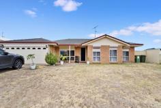 4 Waxberry Cl Halls Head WA 6210 $669,000 Positioned in a quiet, elevated cul-de-sac, this 4 bedroom, 2 bathroom home on a 801m2 block, could be the next investment your looking for! A formal lounge & dining area, plus an open plan, kitchen, meals & family room take care of the comfortable inside living space. The master bedroom is located off the entry hall and features a walk-in robe & ensuite bathroom. The three minor bedrooms all feature built in robes and are positioned to the rear of the home alongside the family bathroom. The Kitchen has an outlook to the patio area. There is also a cleverly positioned laundry which has its very own private drying area. A split system air conditioning will ensure climatic comfort in the living area. There is an enclosed gabled patio, perfect for year-round entertaining! The 4.5m x 12m powered workshop is bonus, this is accessible via the rear of the double auto lockup garage. A rainwater tank, security roller shutters to the front of the home and extra parking for a trailer, small boat or pop top caravan. Currently tenanted at $500 p/w until 29 September 2025. Key Features: • 4 bedrooms, 2 bathrooms • Open-plan kitchen, meals, and family room • Quiet, elevated location in a cul-de-sac • Great investment potential • Currently tenanted until 29 September 2025 at $500 per week