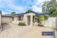 Unit 4/3 George St Midland WA 6056 $499,000 Nestled behind a secure gate, this rear villa exudes warmth and charm, offering an open-plan layout with distinct lounge and dining areas, 3 spacious bedrooms, 2 modern bathrooms, and a private paved courtyard complemented by a gabled patio. Brick & tile villa built 2003 3 bedrooms, 2 bathrooms Spacious 130 sqm villa Rear positioning Reverse cycle air conditioning Secured gated complex Single garage w roller door Paved courtyard with patio Privately managed strata Well balanced for easy living Upon entry, you’re greeted by a small entrance space that leads to a tiled, open area seamlessly connecting the living room, dining area and kitchen. The space is bright and airy, enhanced by natural light streaming through the dual sliding glass doors. The distinct separation between the lounge and dining areas enhances the sense of space and dimension. The kitchen features an L-shaped bench design with ample cabinetry, a pantry, gas and electric cooking options and space for a fridge. It also boasts the convenience of a dishwasher, making it both functional and stylish. Windows at the front of the unit allow plenty of natural light and provide a pleasant view. Down the upgraded, well-lit hallway are three bedrooms – each equipped with built-in robes and split system air conditioners for year-round comfort. The generous master bedroom includes an oversized built-in robe with mirrored doors and an ensuite with a vanity, shower and toilet, creating a fresh and spacious retreat. The main bathroom caters to the whole family, offering a shower, a separate bathtub and a separate toilet. The functional laundry area is conveniently tucked off the hallway, with a sliding glass door leading to the rear courtyard for easy access. The outdoor space is simple yet versatile, with the majority – paved. It offers future gardening possibilities for green-thumb enthusiasts. The private courtyard, accessible via a side gate, is perfect for entertaining under the gabled patio, with dual sliding glass doors connecting the outdoor and indoor spaces. An additional side area serves as a practical utility space, ideal for storage or drying laundry. The single car garage features an automatic roller door and internal shoppers’ access, ensuring convenience regardless of the weather. There’s also an internal storage room inside the garage accessible from the courtyard, providing ample storage options. Currently tenanted until March 2025, this villa appeals to both investors and home seekers, with a reliable tenant in place and a privately managed strata between owners. It presents a fantastic investment opportunity with the flexibility to nest in the future.