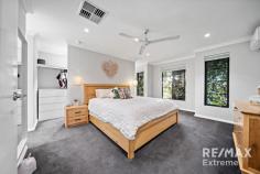 2 Ginsburg Turn Tapping WA 6065 $900,000 This stunning 4-bedroom, 2-bathroom masterpiece is simply in a league of its own! Lovingly renovated & improved by the current owners to create a home that provides space & comfort for all the family; here is your chance to snap up a property that is ready to move straight into & enjoy. Features & benefits include: • Timeless front elevation with established landscaping • Verandah leading to double door entry • Crimsafe security screens • Entrance hall • Master bedroom suite with twin walk-in robes, ceiling fan, reverse cycle a/c, and luxury ensuite with twin vanities, double showers & separate WC • Home office / bed 5 / nursery (currently utilised as a home beaty salon) with reverse cycle a/c & sink with hot & cold water • Amazing home theatre with ‘star’ fibre optic ceiling; screen & projector included • Open plan family & meals areas with ceiling fan & double sliding doors to alfresco • Stunning kitchen with stone benchtops, feature lighting, walk in pantry, shoppers’ access from the garage & stainless-steel appliances including 900mm oven, gas cooktop, extractor & dishwasher • 3 further bedrooms all with double sliding door robes, ceiling fans & 2 with reverse cycle a/c • Family bathroom with shower, bath & vanity • Renovated laundry with walk in linen press, feature LED lighting, WC & sliding door to outside with crimsafe security screen Outside features: • Amazing alfresco with honed, exposed aggregate flooring, built in outdoor kitchen with BBQ & sink, electric heater, ceiling fan, built in speakers & ducted evaporative a/c & café blinds • Sparkling below ground pool with honed, exposed aggregate, outdoor shower & frameless glass pool fencing • Established, low maintenance gardens with lawn area, citrus trees, palms & frangipanis • Garden shed Extra Features: • Skirting boards • CCTV • Drop down attic ladder • Bore reticulation • Evaporative air conditioning • Double remote-control garage with extra height for 4WD’s • Large 606sqm corner block Located close to parks, schools, transport links & all local amenities, buyers are urged to act quickly to secure this stunning property.