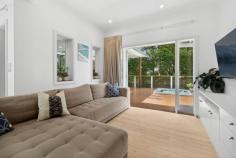 5 Florence Court North Balgowlah NSW 2093 Cushioned within a small cul-de-sac in leafy North Balgowlah, this impeccable family residence is a complete lifestyle sanctuary for families who love to entertain. Achieving a sense of serenity with lush, leafy outlooks at every angle, this home is set amidst landscaped gardens, offering fluid flow to an impressive entertainer’s deck. Thoughtfully upgraded over its lifespan, it features a vast open-plan living zone, a study, elegant modern finishes and oversized proportions. This premium family location features a highly regarded public school, village shops and cafes, whilst more extensive amenities are moments away in Balgowlah and Seaforth. Surrounded by natural beauty, it’s close to Manly Dam and numerous beaches, with easy access to the city thanks to express bus services just one street away. • Double brick and sandstone home with charming original features • Spacious living and dining with two sitting areas, separate study • Perfect entertainer’s layout, seamless flow to protected alfresco space • Enormous entertainer’s deck with hot tub & Argentinian Asado BBQ • Elegant shaker kitchen with huge stone island, Smeg gas cooking • Master bedroom with raked ceiling, Juliette balcony, shower en-suite • All bedrooms are generously sized and feature built-in wardrobes • Family bathroom with under-floor heating, oversized laundry room • Ceiling fans throughout, gas fire in the master bedroom and living • Plantation shutters, brand new wool carpet, limewashed pine floors • Generous under-house and attic storage, driveway parking