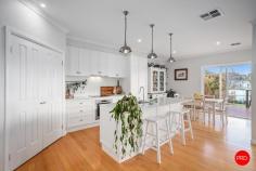 104 Brougham Street Bendigo VIC 3550 $939,000 - $979,000 Nestled on a generous 467sqm block, 104 Brougham Street offers a stunning and updated home that beautifully combines style, comfort, and practicality. Located just a 5-minute walk from Bendigo's vibrant town centre, this property provides the ultimate in convenience-ditch the car and enjoy everything the area has to offer. Upon entering, you'll be greeted by high ceilings and an abundance of natural light, which enhance the open, airy atmosphere throughout the home. The heart of the house is a gorgeous white kitchen, equipped with an induction cooktop, a breakfast bar, and pendant lighting over the island bench-perfect for both everyday meals and entertaining guests. This incredible residence features four spacious bedrooms. The master suite, located on the upper level, is a private retreat complete with a walk-in robe, a luxurious ensuite, and a private deck. Bedrooms two, three and four, downstairs, include built-in robes, with Bedroom 2 showcasing an ornate fireplace that adds a touch of charm. The layout also includes two inviting living rooms and a dedicated study, creating a versatile space that caters to all your family's needs. The home is designed to keep you comfortable throughout the year with ducted heating and evaporative ducted cooling downstairs, complemented by a split system upstairs. The master, living areas, and study are thoughtfully situated upstairs, offering a private wing that enhances relaxation and productivity. Step outside to discover an expansive undercover decked area with ceiling fans-ideal for enjoying outdoor gatherings in any season. The backyard is a haven for those who love to garden, featuring a veggie patch and a chook yard. Additionally, the property includes rear access to Ewing Park oval and a nearby skate park, making it perfect for families and outdoor enthusiasts. Functionality is also a key feature of this home, with a good-sized laundry, a 2-car garage that includes a workspace, and a garden shed providing ample storage space. 104 Brougham Street offers the perfect blend of incredible features and an exceptional location. Don't miss the chance to make this beautiful property your new home.