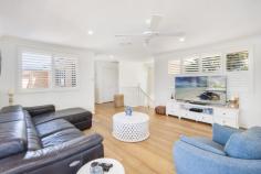 Unit 2/136 Stella St Toowoon Bay NSW 2261 Step into the ultimate beachside lifestyle with this spacious three-bedroom townhouse, nestled in the peaceful and sought-after enclave of Toowoon Bay. Situated within a boutique complex of only three residences, this middle unit offers a tranquil retreat, enjoying refreshing sea breezes and excellent access to the area’s best attractions. The townhouse features three generous bedrooms, each with built-in wardrobes and split-system air conditioning for comfort all year round. The open-plan living and dining area is expansive and light-filled, featuring ducted air conditioning upstairs and opening out to a private balcony, perfect for soaking in the coastal ambiance. The well-appointed kitchen offers stone tops and ample storage, ideal for home cooking and entertaining. The modern bathroom is designed for convenience, with a separate toilet for practicality. Downstairs offers a casual living area that flows perfectly outside onto the private courtyard, offering a lovely space to enjoy alfresco dining or unwind in serene surroundings. The home also includes a double remote lock-up garage and internal laundry, adding to its functionality and ease of living. Located just a short stroll from Toowoon Bay Beach, the sheltered waters are perfect for swimming, snorkelling, and paddleboarding, whilst the well-known surfing beaches of Nth Shelly are a paddle away. The home is also conveniently close to boutique cafes, restaurants, and shops offering a variety of culinary delights and unique treasures. For those who enjoy the outdoors, the Coast to Lake Scenic Walk is nearby, offering a 7.6km trail with ocean baths, lookouts, and galleries, while fishing and water sports are available in the pristine bay waters. Toowoon Bay is known for its friendly, tight-knit community, with easy links to Shelly Beach for surfing, Bateau Bay for national parks lookouts, and Blue Bay for rockpool exploration. This townhouse offers an exceptional opportunity to secure a low-maintenance home in a prime coastal location. Whether you’re seeking a permanent home, a holiday getaway, or a smart investment, 2/136 Stella Street combines comfort, convenience, and a coastal lifestyle that is second to none. A few extras: powder room, ducted air conditioning, fans, split system air conditioning in bedrooms, laminated timber flooring, plantation shutters, abundance of light.