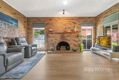 21 Jacana Avenue Moama NSW 2731 $600,000 to $629,000 Located in the heart of Moama is this delightful three bedroom home that culminates in a peaceful, sun-drenched garden with roses reminiscent of a relaxed country setting. With a cosy sense of space, serenity, the free-flowing and airy layout introduces open plan living/dining, which includes a great wood heater. The kitchen is a standout with its modern very stylish brand new fit out with quality appliances, including a dishwasher, rangehood and a built- in pantry. The main living area is light and bright and features an open fireplace, and stylish flooring throughout. The home also has a split system. All three bedrooms all have built in robes and there is a separate laundry and central bathroom with a bath and shower. The property also features excellent side access for those that have a caravan, trailer, boat or extra cars. The bluestone extends to a single lock up garage with a small shed at the rear. Enjoy your delightful rear garden under the veranda. This is an excellent solid bluestone home with an appealing street frontage with excellent side access in a great location. Once you see it you will want to own it. Recent Updates • Brand new very stylish kitchen with excellent appliances and pantry • New Flooring • Painted ceilings - doors, wardrobes and door frames • New gutters around the home • New Posts under the veranda • New hot water service • New Cistern in Toilet • New Blinds • Replaced glass in shower