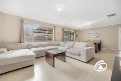 4 Chamberlain St Cranbourne East VIC 3977 $825,000 - $875,000 Room for the Whole Family? You Bet! Flawlessly presented and thoughtfully designed for comfort and convenience, this impressive residence is set on a generous 676m² (approx.) allotment with side access, nestled in a quiet, family-friendly street. Created with the modern family in mind, the flexible open-plan layout offers three separate living zones, providing ample space for everyone to relax, work, or play. Accommodation includes four well-appointed bedrooms, with the master suite featuring a walk-in wardrobe and private ensuite. The additional bedrooms include built-in robes and share a stylish central bathroom. At the heart of the home, the modern kitchen overlooks the spacious family and dining areas, flowing seamlessly to the large covered alfresco, ideal for year-round entertaining. Additional features include ducted heating and evaporative cooling for year-round comfort, a double-car garage, perfectly positioned in a sought-after pocket of Cranbourne East, with schools, shops, parks, and public transport all just moments away — this is the home you’ve been waiting for!