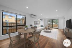 3 / 20 Bimburra Road Glenorchy TAS 7010 $579,000 Built in 2020, this modern two-bedroom unit is a practical choice for those looking for low-maintenance living in a convenient location. The open plan layout includes a tidy kitchen with breakfast bar and pantry, floating floors underfoot, and a comfortable living area with heat pump heating. Both bedrooms are carpeted and include built-in wardrobes, and the home is NBN-ready. Outside, there's a small yard that's easy to look after, and off-street parking for two cars adds everyday convenience. Located around 6 minutes from Glenorchy Central, 10 minutes from Kmart, and about 15 minutes from the Hobart CBD, the position offers handy access to shops and services without the hustle.