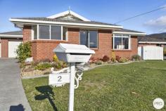 2 Hull Street Glenorchy TAS 7010 • Brick veneer home with aluminium windows • Immaculate condition • Short walking distance to Northgate and all local services • 2 Bedrooms, both with built-ins • Open plan living • Modern kitchen & bathroom • Single garage with internal access • Amazing location in a sought after locality