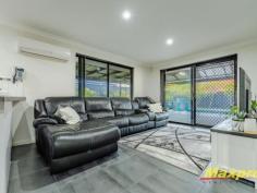 15 Mudlark Cl Langford WA 6147 Just A Little Bit Of Delicious Your slice of happiness perfectly defined by quality lifestyle options with a focus on outdoor entertaining and quality living - surrounded by quality homes in a sleepy cul de sac in easy walking distance of Brookman Primary School, local shopping and medical and Langford Sports Centre. With tasteful landscaping framing the wide rendered frontage including double garage, the home features 4 bedrooms all with built ins, 2 bathrooms an open format living – kitchen – family area and a sensational fully paved covered outdoor entertaining area overlooking a sparkling fully fenced in-ground pool. A secure investment in your future or exciting entry level opportunity – either way the perfect place to raise your family and build fun filled memories in a home made for entertaining. Light Filled, Picture Perfect and Neat as A Pin AT A GLANCE: • Private Cul De Sac Location • Leafy Tree Lined Entry • Portico Entrance • 4 Bedrooms all with built ins - Main Bedroom with Walk in Robe - Full Ensuite - Rain Head Shower • Two Well Appointed Bathrooms - Shower and Full Bath to Family Bathroom • Open Format Kitchen with - Gas Cooktop - Under bench Oven - Plenty of Counterspace - W/I Pantry • Open Plan Family and Living Spaces • Split System Air Conditioners • Huge Covered Patio - With Built In Bar - Fridge Cavity - Barbecue Area • Sparkling In Ground Pool - Feature fountain - Glass Fencing - Border Timber Bench and Gardens • Neat Separate Lawn Area • Solar Panels • Double Lock Up Garage - Timber Look Panel Lift Doors - Rear Access to Covered Patio • Easy care 480 sqm Block