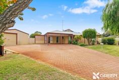 2 Kanya Pl Coodanup WA 6210 $695,000 Nestled at the end of a cul-de-sac, 2 Kanya Place is a brick and iron gem with plenty of potential. Proudly positioned on a generous 824sqm block, this spacious 1997-built home offers 171sqm of internal living and is packed with possibilities for families, investors or keen renovators looking to make their mark. With great bones, loads of parking for the boat, caravan or trailer, and a massive shed with roller door access, this property is a rare blend of space and practicality. The layout includes a bright open-plan kitchen, dining and living area, a handy office nook near the entry, and a fully enclosed patio-perfect for year-round entertaining. The kitchen comes equipped with a stainless steel gas cooktop, electric oven, pantry, and recesses for your fridge and microwave. Ducted evaporative air conditioning flows throughout, and the home also features solar panels to help keep energy costs down. There’s plenty of space in the backyard for kids and pets to run around, and the main bathroom includes a spa-style bath, vanity, and shower. All bedrooms, including the master, are tiled – offering a low-maintenance finish ready for a refresh. The master also features a walk-in wardrobe and ensuite, while the minor bedrooms are complete with built-in robes. The potential here is undeniable. Whether you’re a home renovator with vision, a family looking to upsize, or an investor chasing solid value in a central location, this is an opportunity you don’t want to miss. Located just a short walk to Mandurah Forum and local parks, the lifestyle on offer here is as attractive as the block size.