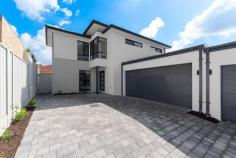 7B Margaret St Maylands WA 6051 Conveniently located in a quiet street and close to the Maylands primary school this brand new high spec home is a beauty! With the master bedroom and main living area located on the ground floor this Immaculate rear family home is also just a short walk to the Maylands Train Station, Swan River, local restaurants, cafés and shops. Features include: • Stunning kitchen with stone waterfall benchtops, Island bench, Smeg 900mm gas cooktop & oven. • Adjoining scullery with double sink and Smeg dishwasher • Spacious open planning living area with 32 course ceilings and LED lighting . • Glass sliding doors opening out beautifully to the generous size private alfresco and yard area. • Large master bedroom on the ground floor with his and hers walk in robes • Stunning ensuite with full height tiling, stone benchtop and double vanity • Study/nursery also on the ground floor • Good size bedrooms throughout all with mirrored built in robes • Beautiful 2nd bathroom with bath & shower, stone bench & full height tiling. • 2nd living area upstairs with glass sliding door to adjoining balcony • Ducted reverse cycle air-conditioning throughout • Separate laundry and 3 x WC’s • Reticulated lawns and gardens. • Double lock up garage, extra parking bays and store area • Built 2025 • Land size – 283m2 • Build area – 253m2 Location: • Maylands Primary school – 600m • De Lacy Reserve – 600m • Gibbney Reserve – 700m • Swan River – 800m • Coles – 900m • IGA and Ken’s Bakehouse – 1km • Maylands Golf club – 1.1km • Lyric Lane and the Seasonal Brewing Co – 1.4km • Maylands Train station – 1.5km • Bardon Park – 1.6km • Perth CBD – 6km • Perth Airport – 8km.