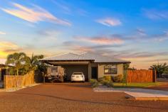 24 Cajuput Crescent Djugun WA 6725 $775,000 Are you dreaming of building the perfect forever home for you and your family? Why wait when we've got it right here waiting for you? Constructed in 2021 and presented near, this stunning 3 bed, 2 bath home is the definition of modern, stylish, low-maintenance living. Perfectly positioned in sought-after Roebuck Estate, with a gorgeous park vista, this is where location meets lifestyle with relaxed, laid-back living within reach of everything Broome has to offer. From the front, the home boasts great street appeal thanks to the beautifully manicured lawn and gardens and feature wood panel fencing. The double carport has room for two vehicles with additional driveway parking and double gated side access to secure rock parking for your boat/caravan/trailer. Inside is simply sublime with spacious flow-through living and dining areas with feature concrete flooring, louvre windows and plenty of natural light. The huge open kitchen is sure to impress with feature hanging lights, white gloss cabinetry, stainless steel appliances, feature tiled splashbacks and wonderful garden views. Other key features include the modern main bathroom with separate shower and bath, European laundry, air-conditioning, ceiling fans, modern downlights, window blinds and more. The home itself boasts 3 big bedrooms, all with built-in robes, air-con and ceiling fans, including the magnificent master retreat with big WIR and modern private ensuite with corner bath. Beautifully crafted both inside and out, the expansive paved undercover alfresco with timber lined ceiling is purpose-built for entertaining, overlooking the fully-shaded below-ground pool and low-maintenance rear yard. There's plenty of lush green grass for the kids and pets to play and a large lock-up shed for all your tools and toys. Located just a 2-minute drive from Chinatown and close to parks, shops, schools and the beach, it's the perfect home to start or raise a family