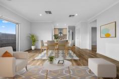 8 THRUMS Road Mambourin VIC 3024 $500,000-$550,000 Welcome to your dream home! Nestled in the charming neighbourhood of Mambourin, this beautifully designed 4-bedroom, 2-bathroom house offers the perfect blend of comfort, style, and modern living. Set on a generous 299 sqm corner block, this property is ideal for families seeking a spacious and inviting environment. Key Features: Bedrooms: 4 spacious bedrooms, perfect for family living or accommodating guests. Bathrooms: 2 well-appointed bathrooms designed with modern fixtures and finishes. Garage: Double garage spaces provide ample room for vehicles and additional storage. Architecture: Thoughtfully designed architecture that enhances both functionality and aesthetic appeal. Floor Plan: An open and airy floor plan that seamlessly connects living spaces for easy entertaining and family gatherings. Interior Highlights: Step inside to discover a stylish living room that invites relaxation, adorned with contemporary décor and ample natural light. The dining room features a dedicated space for a dining table, perfect for hosting family dinners or entertaining friends. The kitchen is equipped with modern appliances and offers a practical layout for culinary enthusiasts. Outdoor Oasis: The backyard is a true retreat, featuring a lush lawn and landscaped gardens that create a serene outdoor space for children to play or for hosting summer barbecues. Enjoy the tranquillity of nature right at your doorstep, with plenty of room for outdoor furniture and a dining area. Location: Situated in a friendly neighbourhood, 8 Thrums Road is conveniently located near schools, parks, and shopping centres, making it an ideal choice for families. Enjoy the benefits of suburban living while being just a short drive away from the vibrant amenities of the city.