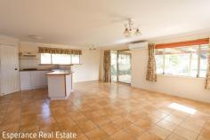 17 Princess Street Pink Lake WA 6450 Discover the perfect blend of comfort, style and convenience in this low maintenance double brick and colorbond home, designed for families seeking a serene lifestyle. Ideal for First Home Buyers, Downsizers or Investors alike. Boasting 3 well-appointed bedrooms, each with robes and semi-ensuite with 2 – way entry from master bedroom. Air-conditioned, open plan, tiled living area steps out to undercover patio overlooking the expansive low maintenance rear yard which also has gated vehicle access from single carport. The timeless appeal of double brick construction ensures your home is energy efficient, reducing heating and cooling costs. A seamless flow from indoor living spaces to the outdoor patio, perfect for all seasons. An opportunity to add your personal touch and create the home you’ve always dreamed of.