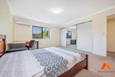 10/35 Clarence Street Calamvale QLD 4116 Contemporary, stylish and effortlessly low maintenance, this townhouse is perfectly positioned in a modern Calamvale complex designed for comfortable, everyday living. Boasting a spacious open-plan layout with tiles floors, ceiling fans and split-system air conditionings, this three-bedroom home is ideal for professionals, young families, or investors seeking an easy-care lifestyle. Key Features: – Trendy three-bedroom townhouse with generous open-plan layout, air conditioning and ceiling fans throughout – Streamlined kitchen – Large master bedroom featuring walk-in wardrobe and modern ensuite – Covered alfresco area with a private, fully fenced courtyard – Double garage, extensive storage throughout and attractively low body corporate fees Conveniently Located: – Close to schools, Calamvale District parks, and shops – Walking distance to school and the famous Calamvale District park and easy access to public transport, major roads and shops. – A family-friendly neighbourhood offering great lifestyle amenities