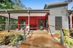16 / 463 Trees Road Tallebudgera QLD 4228 $1,795,000 Immersed within a lush and leafy natural canopy, this award-winning home is a truly tranquil Tallebudgera oasis. Part of an exclusive gated estate and sprawled across a 3391m2 block, it's serene, sophisticated and spacious – with the added allure of fully self-contained dual living. Designed with a strong connection to the lush landscape, you'll feel instantly at one with nature. From the vast decking that embraces the entire residence to the expansive use of glazing throughout, the greenery is only ever a glance away. Just as impressive is the seamless flow between the open-plan kitchen, living, and dining area and outdoors. After you've cook up a feast with premium appliances, large scale slider doors lead onto the wraparound deck, creating a perfect place for family meals, entertaining friends or simply savouring the serenity. Three bedrooms and two stylish bathrooms also grace the top floor. In the master suite, gaze out at the bushland beauty from the cosy sitting area or contemporary ensuite, soaking away the day in the freestanding bath. Downstairs expertly caters to multi-generational living or an additional revenue stream to offset your mortgage. Privately accessed, the stylish dual living area boasts a kitchen with gas cooking, living/dining area, bedroom with a walk-in robe and combined bathroom/laundry and opens to a spacious alfresco deck. Situated in an exclusive gated estate, take advantage of being a short drive from shops, cafes and schools, and just 15 minutes from the sand and surf of Currumbin. Vibrant Burleigh, where you can indulge in local beaches, restaurants and boutique shopping, is 16 minutes from home, with frequent flyers able to access Gold Coast Airport in 20 minutes (approx.). Harmonising space, style, and serenity, you won't want to miss this one – arrange your inspection today! House Features: Serene, sophisticated and spacious award-winning residence immersed within a lush bushland canopy Spans two levels, designed for fully self-contained dual living Vast decking wraps around the whole home, capturing mesmerising bushland vistas Elegant and expansive open plan kitchen, living and dining zone with a seamless connection to the outdoors Stylish kitchen with a waterfall-edge stone island bench, gas cooktop, Miele dishwasher Master suite with cosy sitting area, walk-in robe and a modern ensuite with floating vanity, large triple shower, concealed cistern toilet and freestanding bath gazing out at the greenery Bedroom with a built-in robe and external access Bedroom with lockable storage plus a built-in robe and desk Main bathroom features a shower, vanity and toilet Ceiling fans and air-conditioning Large workshop/storeroom Laundry Spacious 4-car carport Dual Living Features: Privately accessed Kitchen with gas cooktop Light, bright living/dining zone Bedroom with walk-in robe Combined bathroom/laundry Spacious wraparound alfresco deck Property Features: Secluded, lush and leafy 3391m2 block in a gated estate Former HIA Best Housing winner for the “Best Use of Steel” Fire hydrant 30,000L water tank Location: Approx. 5 mins to Tallebudgera State School and shops Approx. 7 mins to St. Andrew's Lutheran College Approx. 7 mins to Coplicks Tallebudgera Golf Course Approx. 8 mins to Meadow Park Golf Course Approx. 8 mins to Tally Valley Golf Course Approx. 11 mins to The Pines, Elanora Approx. 14 mins to Palm Beach Approx. 15 mins to Currumbin Beach Approx. 16 mins to Burleigh Heads Approx. 20 mins to Gold Coast Airport Approx. 28 mins to Kingscliff Beach Approx. 33 mins to Surfers Paradise