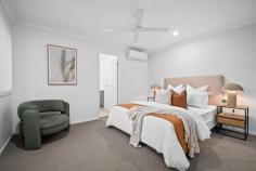 8 Saxby Street South Ripley QLD 4306 $795,000 Essential Details and FAQ: 159m² Terrace Home on a 210m² Block No Body Corporate - Standalone Home 4 Bed, 2 Bath, 1 Car 2 Living Areas Built in March 2021 by Fortitude Homes Providence Estate Currently Vacant. Furniture is staged Date of Last Rental Increase: 19/8/2025 at $515/week Rental Appraisal: $515/week Last Council Rates: $605/quarter Structural Features and Design Terrace home with no body corporate or strata fees - standalone home Air-conditioning to master bedroom and open-plan living Ceiling fans throughout Security screens for added peace of mind Feature pendant lights above the kitchen island bench Bedrooms and Bathrooms 4 carpeted bedrooms with mirrored built-ins, ceiling fans, security screens and blinds Master bedroom with air-conditioning, built-in robe, ceiling fan and ensuite Ensuite complete with vanity, large shower and toilet Main bathroom with vanity, large shower and toilet Kitchen and Living Areas • Open-plan kitchen, living and dining with air-conditioning, fans and security screens • Modern kitchen with engineered stone bench tops, 4-burner gas cooktop, oven, fridge space, microwave space and pantry Outdoors • Two separate private outdoor alfresco areas • Very low maintenance front alfresco with established hedges for privacy Utilities and Additional Features Single car lock-up garage with remote NBN ready Mains gas connection Low-maintenance design, perfect for first home buyers or investors Quiet location Location*: Zoned for Ripley Valley State School (Primary - 3 Minutes) Zoned for Ripley Valley State Secondary College (Secondary - 3 Minutes) 6 Minutes Walk to Providence Hillside Playground 4 Minutes to Future South Ripley Shopping Centre (Coles) 6 Minutes to Existing Ripley Shopping Centre (Coles) 16 Minutes to Springfield Train Station 19 Minutes to Ipswich Hospital 20 Minutes to RAAF Amberley 45 Minutes to Brisbane CBD Flood-Free Area Easy access to Cunningham and Centenary Highways