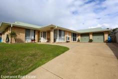 11 Catherine Street Castletown WA 6450 Set in a prime position overlooking the park and playground, this spacious family home offers versatile living and plenty of comfort. Featuring 4 bedrooms plus office, the main suite includes a walk-in robe and ensuite, while the 3 minor bedrooms are fitted with built-in robes and share a central bathroom. A step-down formal lounge and dining welcome you at entry, flowing through to the open plan family, meals and central kitchen – perfect for everyday living and entertaining. Comfort is assured with reverse cycle air conditioning, 2 gas points, security screens, and generous storage throughout. Outdoors, enjoy the undercover patio, garden shed, and double garage under the main roof, completing this well-rounded home.