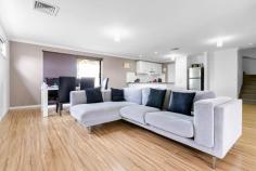 6/5 Jacob Court Mildura VIC 3500 $500,000 - $550,000 Modern, sleek & functional, this contemporary residence situated in a quiet suburban setting is perfect for families, professionals, or investors seeking a low-maintenance, move-in ready home within Mildura's popular growth corridor. Upon arrival, you're greeted by a clean, minimalist facade featuring a combination of soft, neutral colour tones, paired with a wide driveway and an automatic double garage providing ample parking and storage space. The ground floor features large front-facing windows that allow natural light to filter through. The low-maintenance yard is partially landscaped and ready for your personal touch, whether you're looking to create a garden oasis or keep things simple and tidy. This home promises a comfortable and modern lifestyle with generous internal spaces and a well-proportioned layout. Four great sized bedrooms, two well appointed bathrooms and a spacious kitchen that perfectly connects the family for everyday living. Whether you're a first home buyer or an investor, this property offers an excellent opportunity in a sought-after neighbourhood.