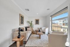 5 Bruhn Street Clyde Morth VIC 3978 $849,000 - $899,000 Beautifully crafted with a focus on comfort and quality, this stunning, brand-new east-facing home offers 25 squares of spacious, thoughtfully designed living. From the moment you step inside, the design reveals itself with a formal lounge - perfect for entertaining or a quiet retreat - before double doors lead you into the grand master suite. This retreat is appointed with His and Hers walk-in robes and a luxurious ensuite featuring a Caesarstone benchtop, freestanding bathtub, dual vanities, oversized shower, and a heated towel rail. A home office/study precedes the true heart of the home - a light-filled open-plan living and dining zone, seamlessly connecting to the undercover alfresco with extended decking. This outdoor haven is ideal for year-round entertaining, with ample space for children and pets. The chef's kitchen showcases Caesarstone benchtops, stone splashback, stainless steel appliances, a 900mm oven with gas cooktop, microwave and dishwasher, plus abundant storage and a walk-in pantry. A large linen cupboard and well-designed laundry add to the home's practicality. The private rear wing includes a second master-size bedroom, two additional bedrooms with built-in robes, a family bathroom with a stunning freestanding bathtub tub and a separate WC. UPGRADED INCLUSIONS • LED lighting - doubled in all rooms and living areas • Additional power points throughout • Double-glazed windows in all living areas and bedrooms • Evaporative cooling & Ducted heating • Blockout roller blinds & flyscreens • Heated towel rail and freestanding bathtub to main bathroom • Double vanity with special order floor-mounted spout and hand shower • 900mm oven & gas cooktop • Microwave oven and dishwasher included • Premium underlay (11mm Dunlop Imperial Plus) for carpet & laminate flooring • 2.7m ceilings and high internal doors LOCATION & LIFESTYLE When good schooling matters, Clyde Grammar is just a short walk away. With low-maintenance landscaping already completed, all that's left is to move in and enjoy.