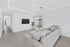 6 Empire Wy Yanchep WA 6035 $849,000 Welcome to this family home, nestled in the heart of Yanchep in the popular family friendly Vertex Estate. This exceptional property is perfect for families, couples, first-time buyers, and savvy investors. Offering a lifestyle of low maintenance in an ultra-convenient location just minutes away from schools, shopping, dining, and the new train station. What more could you want? Features Include: - Light and bright interiors and quality fixtures and fittings throughout - Impressive open plan kitchen dining and family areas - Chic gourmet kitchen with stone tops, soft close doors & drawers, gas stove, rangehood, double fridge recess and walk-in pantry - Big Scullery at the back of the kitchen with laundry - King sized master bedroom with His & Hers robes and private ensuite with double shower and separate toilet - 2 additional large bedrooms, both equipped with robes - Modern family bathroom with bath, shower and separate toilet - Formal lounge or bedroom 4 at the front - Separate office / kids activity room - Ducted Air-con throughout the entire house - Back courtyard leading out from the dining area with undercover alfresco and lots of space for pool - Security Blinds in all bedrooms - Double lock up garage - Year built: November 2025 - 388 sqm land size, 152 sqm living area What sets this property apart is its location. Yanchep is a beautiful coastal spot, home to the stunning Lagoon and the incredible National Park. Whether you're looking for a relaxing day at the beach or an adventure in the great outdoors, Yanchep has something for everyone. Getting around has never been easier with the newly opened Yanchep train station right on your doorstep. This exciting new development provides easy access to Perth's CBD and beyond, making this property a smart investment for the future. To truly appreciate and learn more about this brand-new property, contact Magda Grek on 0406647779 to book a private viewing Details provided for this property is for information only and should not be taken as a representation in any respect on the part of the vendor or their agent. Prospective clients should make their own enquiries regarding the property or fixtures before entering into any Contract or Lease Agreement. All plans and measurements are approximate and not to scale.