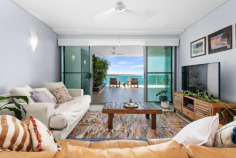 Unit 21/17 Dinah Ct Stuart Park NT 0820 $865,000 Imagine coming home to sparkling cerulean views, where you can forget the stresses of the day, kick back and unwind, with nothing between you and that broad expanse of blue. Polished, modern and enticingly effortless, this executive apartment arguably has it all – including a sought-after Stuart Park location only five minutes from the CBD. – Modern, low maintenance living in fabulous waterfront setting – Neutral tones, attractive tiles, tasteful finishes throughout – Coastal breezes and airy vibe through effortless open-plan – Crisp white stone benches and modern appliances to kitchen – Expansive entertainer’s courtyard with sweeping water views – Gated access to waterfront boardwalk where you can fish – Master with courtyard access, walk-in robe, spotless ensuite – Two robed bedrooms thoughtfully positioned at rear of apartment – Stunning huge resort style pool in complex – Secure covered parking for two cars & storeroom Elevating contemporary polish with a sensational vista, this gorgeous three-bedroom apartment is an absolutely wonderful find for city professionals, young families and downsizers with an eye for quality, who don’t want to compromise on space or setting. It’s hard to go wrong in a location like this, but happily, this apartment has much more to offer than just a picture-perfect position. With a focus on design, the layout is equal parts functional, attractive and inviting, ensuring there is plenty of space to relax, where the vibe is comfortable and every need is accommodated to. Flooded with natural light, the open-plan perfectly frames those glorious water views, while stacker doors encourage a natural flow outdoors. Due to its position, the apartment offers a much larger alfresco space that its upstairs neighbours, framed by a glass balustrade to ensure the outlook is entirely unobstructed. When you’re not catching up with friends over dinner and drinks, perhaps you’ll be unwinding solo with a book in hand, or maybe you’ll stroll out the side gate and down to the boardwalk, where you can throw in a line and cast your troubles aside. Back inside, the kitchen, ensuite and main bathroom are all immaculate, while three bedrooms provide a generous retreat for sleep. A particular highlight, the master also opens to the courtyard, while impressing further with walk-in robes. Additional features such as split-system AC, an internal laundry, secure parking and access to a resort-style pool complete this amazing package, while the location continues to appeal with its proximity to local conveniences, the marina, and dining within Dinah Beach Yacht Club. You don’t want to miss this waterfront gem! Call now to secure your inspection. Picture of Kerri-Ann Laurence Kerri-Ann Laurence Property Expert Call Email Envelope Facebook-f Twitter Property Features Apartment 3 bed 2 bath 2 Parking Spaces Land is 207 m² Ensuite 2 Garage Dishwasher Built In Robes Broadband Balcony Outdoor Entertaining Area Views Close to Schools Close to Shops Close to Transport Ocean Views Pool
