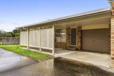8 / 10 Farley Street Casino NSW 2470 $389,000 Set in an immaculately presented complex, this sturdy, brick-and-tile two-bedroom unit provides comfortable, easy-care living. Ideal for those looking to downsize or investors seeking a low-maintenance property to add to their portfolio, this unit is convenient located just 1km from Casino CBD. Tucked away towards the rear of the complex, here you'll enjoy added privacy away from the road. At the front of the unit is the under-cover outdoor living area, which is partially enclosed in with lattice screen for added privacy, making the perfect place for alfresco meals or enjoying a cuppa. Inside you'll find the open-plan living space, with air-conditioning and ceiling fan for year-round comfort. The tidy kitchen is well-equipped with plenty of storage space and electric cooking; the adjoining dining space offers sliding door access to the fully fenced, low-maintenance garden with clothes line and garden shed at the rear. There are two bedrooms on offer, both with built-in storage and ceiling fans, the main also featuring air-con. The bathroom has shower, built-in bath tub, vanity and separate toilet for convenience. The laundry is located inside the single lock-up garage, which has convenient internal access to the kitchen. Outside there are open visitor parking spots when hosting guests. Offering the perfect place to settle down and relax, this unit is the epitome of low-maintenance and comfortable living.